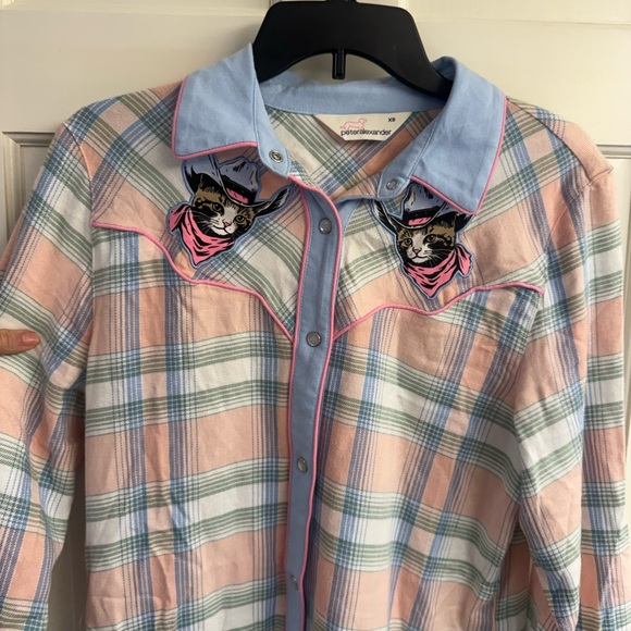Peter Alexander Rodeo Cat Sleep Shirt - Picture 7 of 13